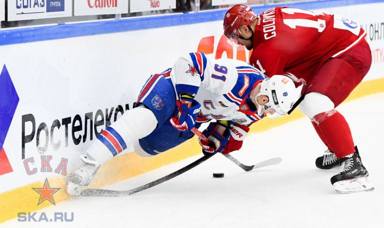 СКА обыграл «Витязь» и первым в сезоне-2019/20 вышел во второй раунд плей-офф КХЛ
