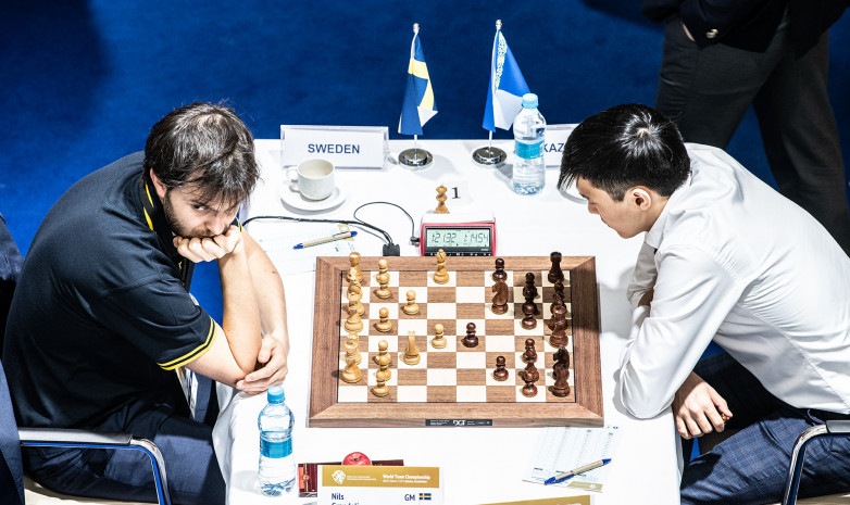 Казахстан одержал первую победу на командном ЧМ по шахматам в Астане