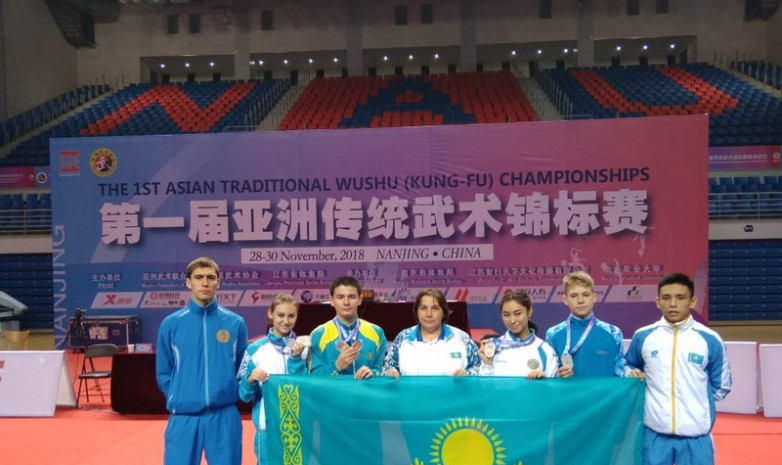 Четыре медали завоевали актауские спортсмены на чемпионате Азии по ушу в Китае