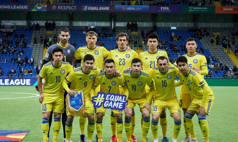Объявлен стартовый состав Казахстана на матч с Латвией