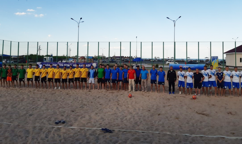В Капшагае стартовал чемпионат Казахстана по пляжному футболу