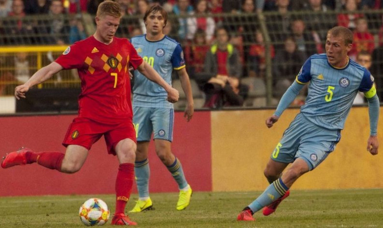 Прямая трансляция матча квалификации ЕВРО-2020 Казахстан - Бельгия