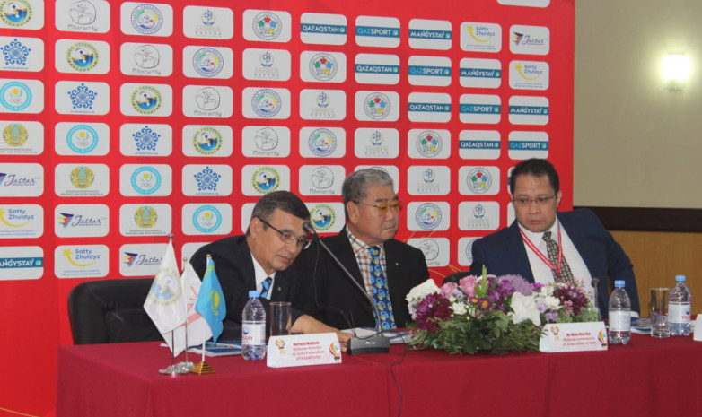В Актау прошла пресс конференция и жеребьевка Кубка Азии по дзюдо