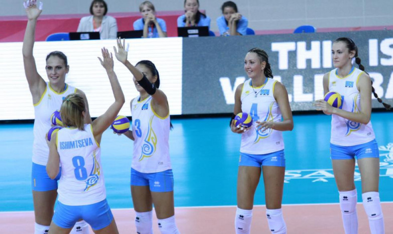 Казахстанки одержали победу во втором матче группового этапа ЧА-2019 по волейболу