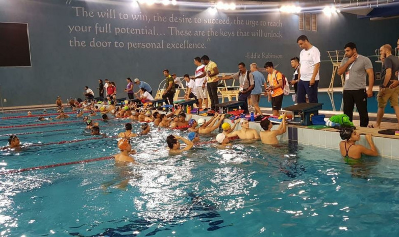 Юные казахстанские пловцы приняли участие на азиатском учебном сборе в Катаре