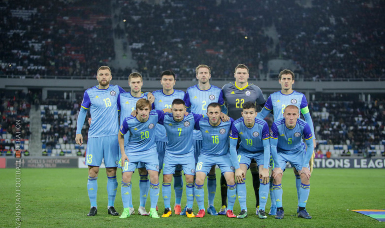 Стартовый состав сборной Казахстана на матч отбора Евро-2020 с Шотландией