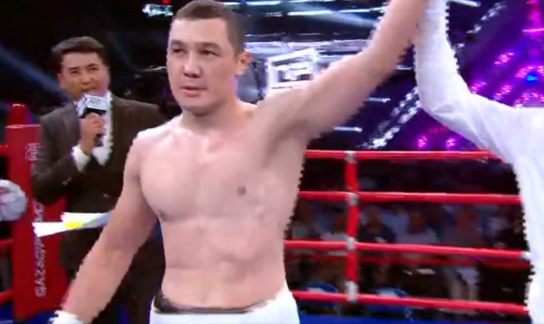Казахстанец Рысбек отправил украинца в технический нокаут в первом раунде на вечере бокса в Алматы