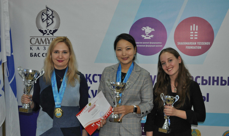Гулисхан Нахбаева-серебряная призерка Кубка Казахстана по шахматам