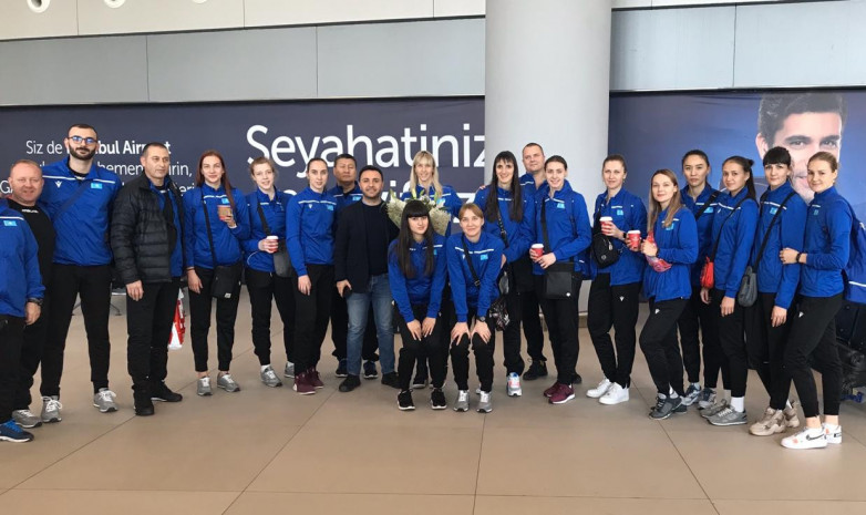 Казахстанские волейболистки  начали предолимпийскую подготовку