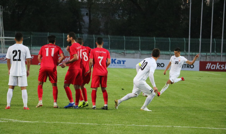Сборная Кыргызстана упустила победу в товарищеском матче с Палестиной