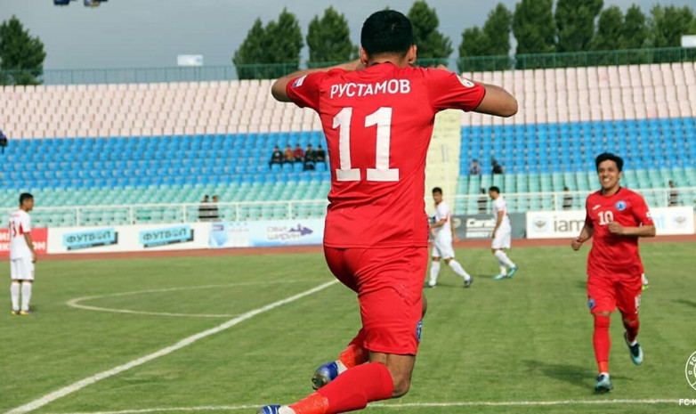 Турсунали Рустамов забил свой первый гол в чемпионате Таджикистана 
