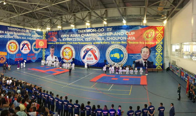 На Иссык-Куле состоялось открытие чемпионата Азии по таэквандо ITF