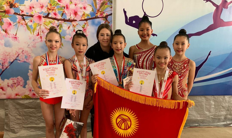 Кыргызстанские гимнастки выиграли 14 медалей на турнире в Грузии 