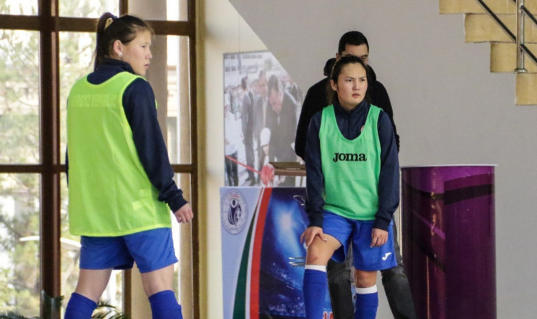 ВИДЕО. Первая тренировка женской сборной Кыргызстана (U-19) в Душанбе 