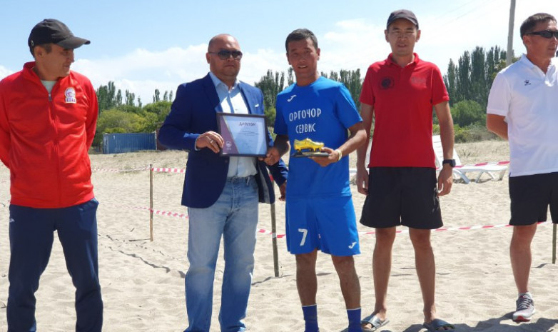 Лучшие игроки Кубка Кыргызстана по пляжному футболу