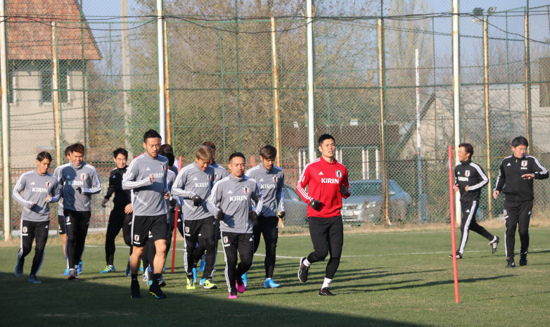 ФОТО. Тренировка сборной Японии в Бишкеке