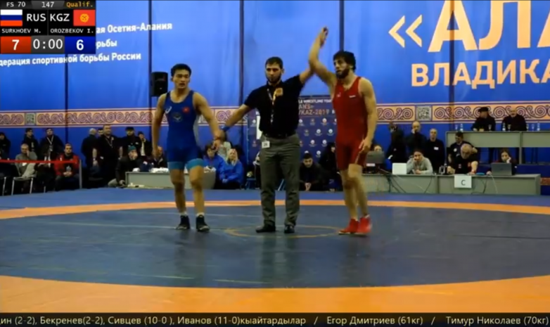 Турнир «Аланы»: Исламбек Орозбеков проиграл в стартовой схватке