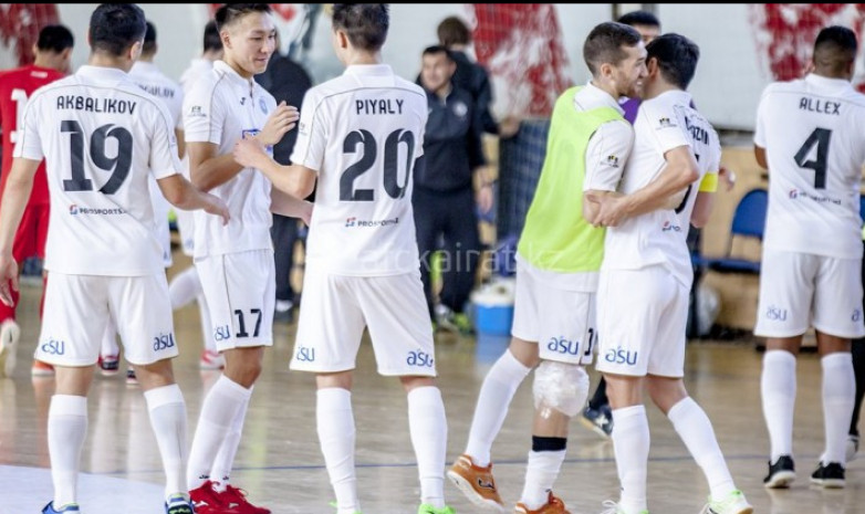 «Кайрат» стал лидером чемпионата Казахстана по футзалу, обыграв «Жетысу»