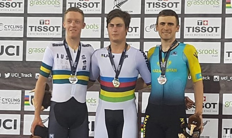 Артем Захаров стал призером этапа Кубка мира по велотреку