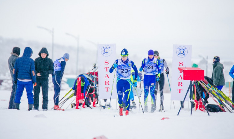 Фоторепортаж со 2-го дня Кубка Казахстана по лыжным гонкам