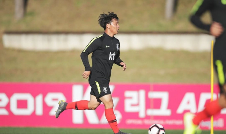 «Қайрат» ойыншысы Оңтүстік Корея сапында Өзбекстанға қарсы ойнады