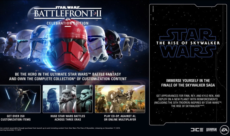 Анонсировано новое издание Star Wars Battlefront II: Celebration Edition