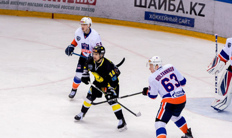 Видеообзор четвертого матча «Сарыарки» в серии плей-офф чемпионата ВХЛ против «СКА-Невы»