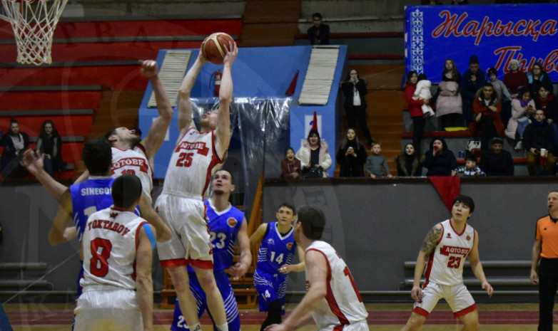 Баскетболисты «Синегорья» сравняли счет в серии с «Актобе» в плей-офф Национальной Лиги