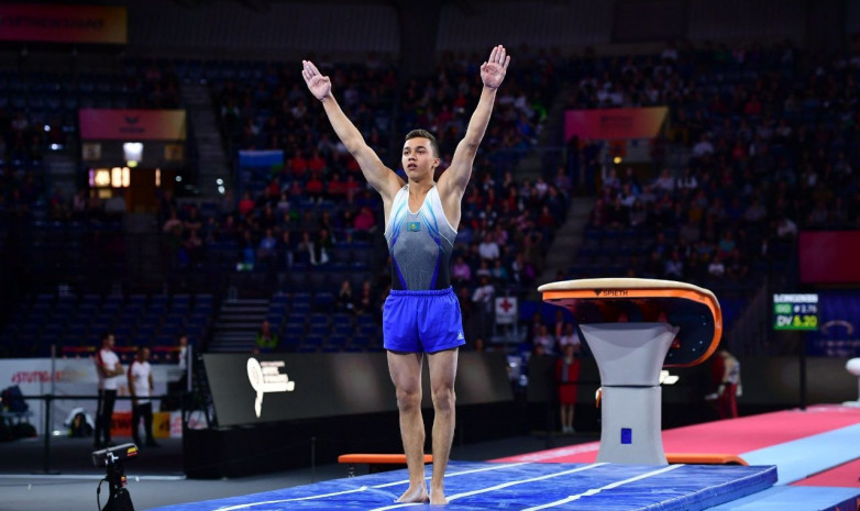 Единственный казахстанский гимнаст завершил выступление на ЧМ в Штутгарте 