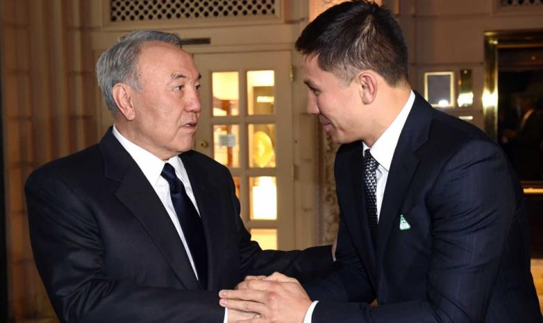 Нурсултан Назарбаев поздравил Головкина с победой