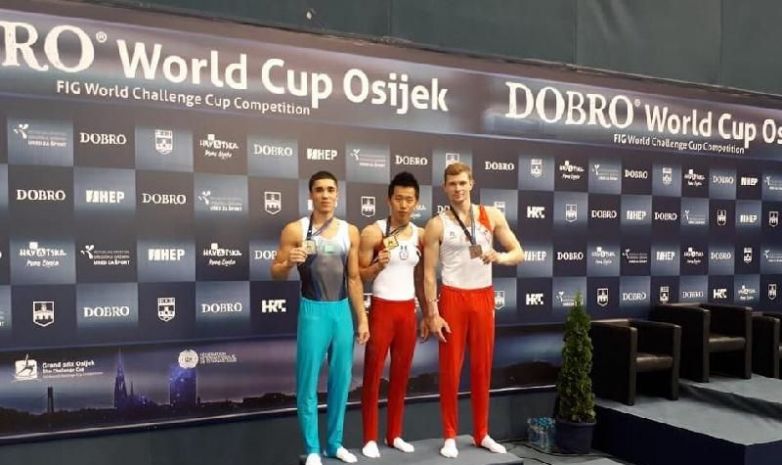 Казахстанский гимнаст выиграл серебро на этапе Кубка мира