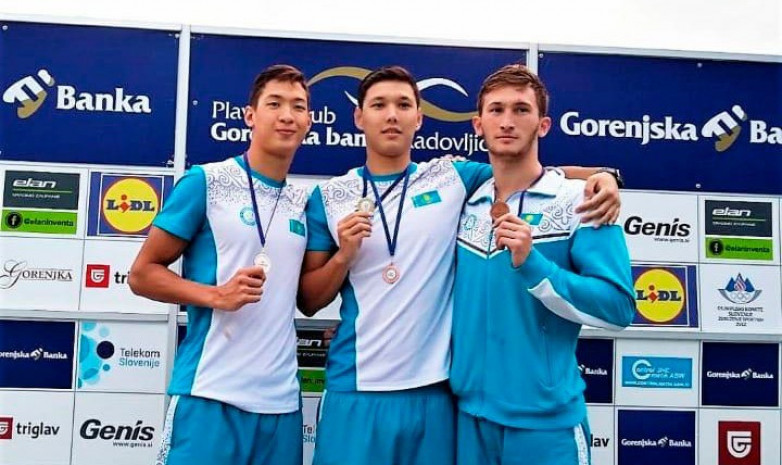 Казахстанские пловцы завоевали 3 золотые медали на чемпионате Словении