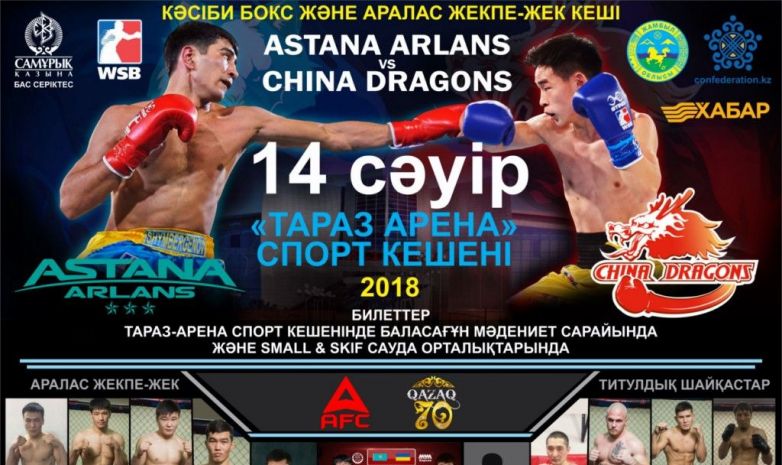 «Astana Arlans» Таразда «China Dragons» клубымен кездеседі