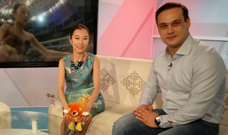 Элизабет Турсынбаева встречается с Олимпийским чемпионом 