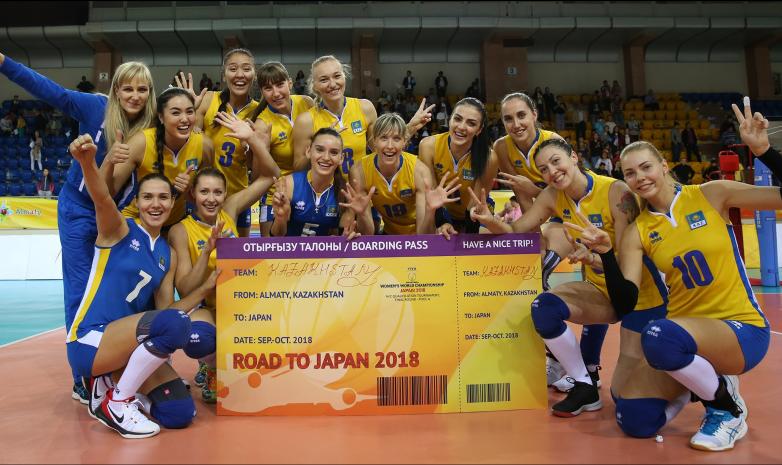 Женская сборная Казахстана по волейболу - на чемпионате мира!