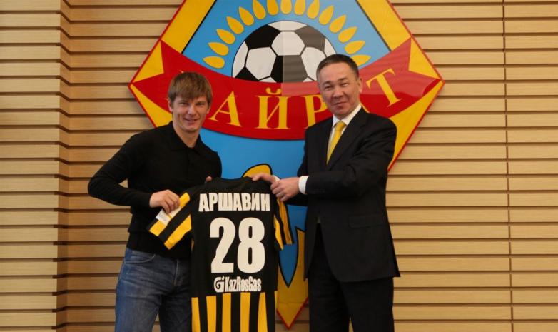 Андрей Аршавин подпишет с «Кайратом» новый контракт