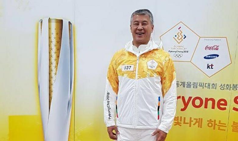 Кайрат Боранбаев принял участие в эстафете олимпийского огня
