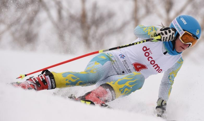Азиада. Горные лыжи. Екатерина Карпова  стала 6-я в гигантском слаломе