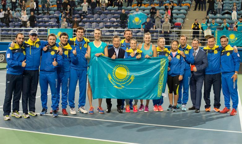 Сборная Казахстана вышла в плей-офф Мировой группы II Fed Cup