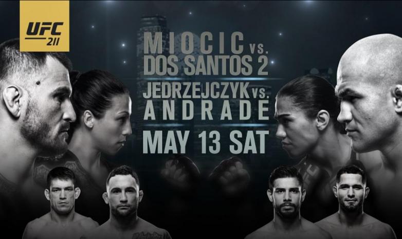 Результаты турнира UFC 211: Миочич - Дос Сантос 2