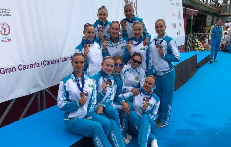 Казахстанские синхронистки завоевали бронзовые медали