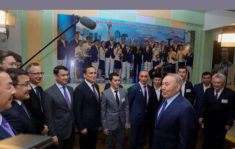 Нурсултан Назарбаев посетил открытие дворца спорта «Мангистау Арена»