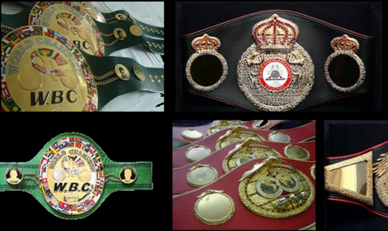 Чемпионские пояса - титулы боксеров профессионалов