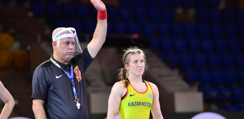 Валентина Исламова-Брик завоевала золотую медаль чемпионата Азии по борьбе