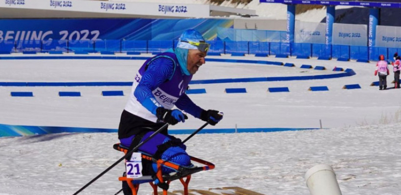 Казахстанец стал 15-м на Паралимпийских играх-2022 в парабиатлоне на 12,5 км сидя