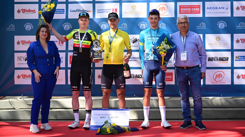 Гонщик молодежной «Астаны» прокомментировал победу на третьем этапе «Тура Родоса»