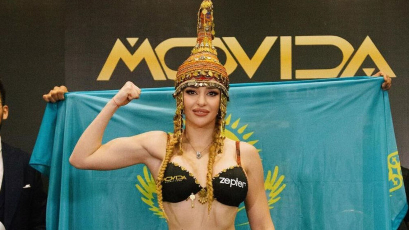 Самая сексуальная боксерша Казахстана выступила с заявлением перед боем со стопроцентной нокаутершей