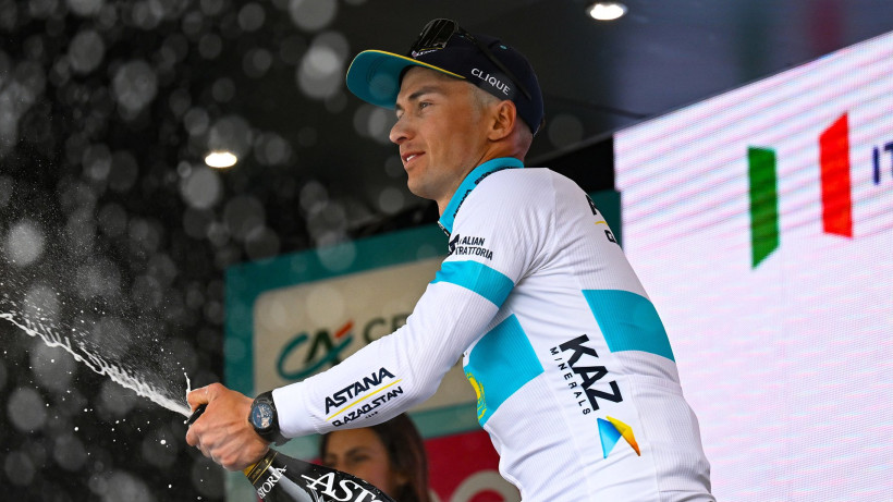 Лидер «Астаны» высказался о победе на королевском этапе «Джиро д’Абруццо»