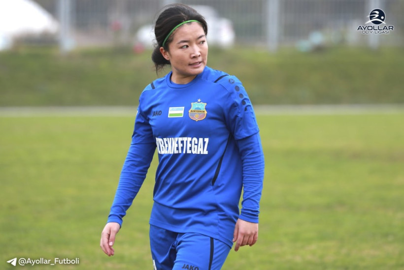 Капитан женской сборной Кыргызстана Айжан Боронбекова вновь отличилась в чемпионате Латвии