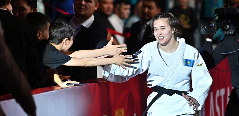 Казахстан завоевал историческую золотую медаль на Grand Slam в Астане